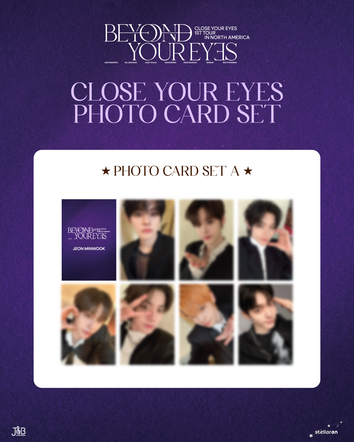 CYE: NORTH AMERICA TOUR Beyond Your Eyes Photo Cards