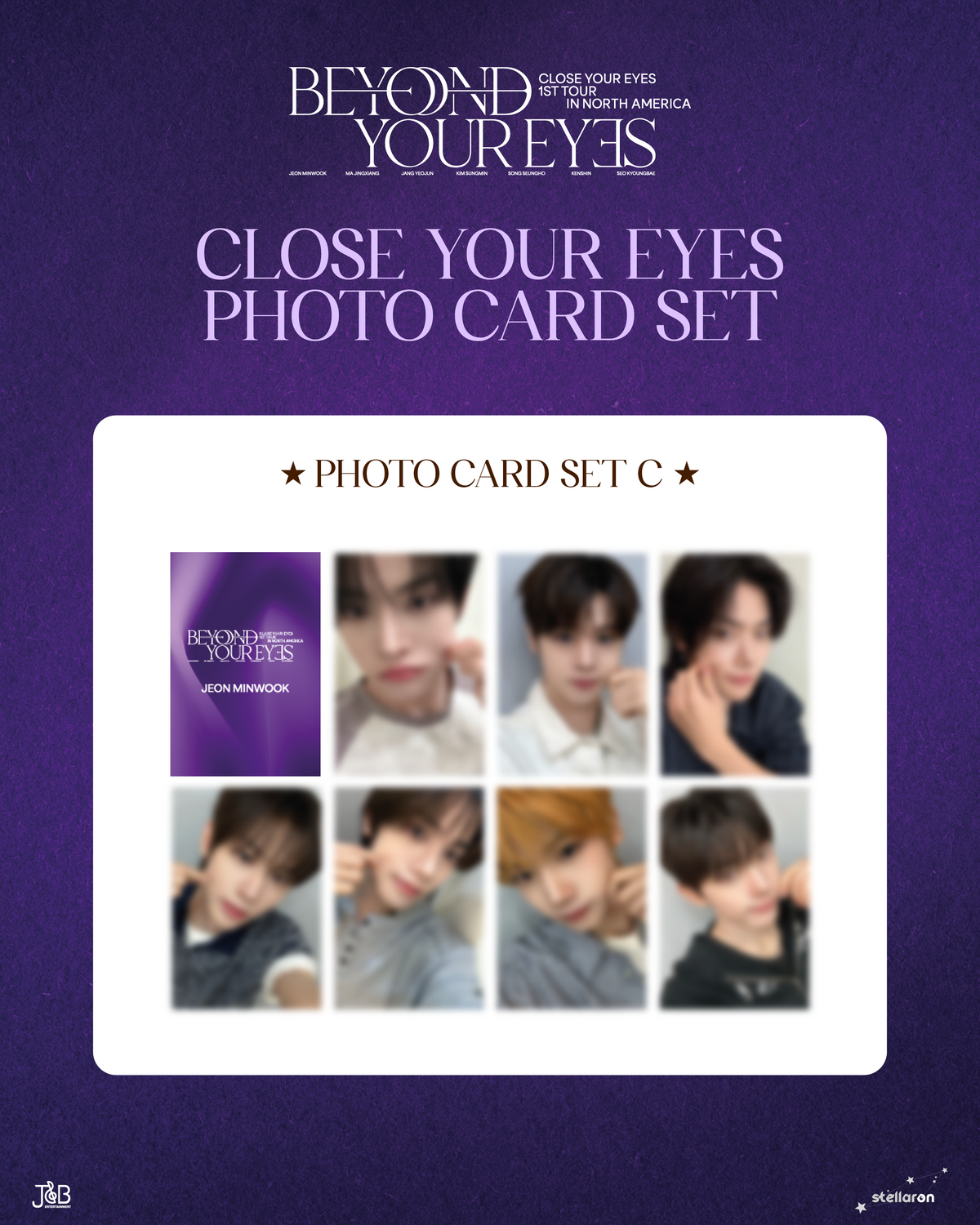 CYE: NORTH AMERICA TOUR Beyond Your Eyes Photo Cards